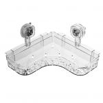 1/2 tk nurgas du&scaron;ikabiiniga vannitoa hoiuriiul iminapaga, tugev kandev&otilde;ime, h&otilde;lpsasti paigaldatav du&scaron;iriiuli hoiukorraldaja 1pc h&otilde;be