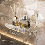 Akr&uuml;&uuml;list l&auml;bipaistev hoiurest Vannitoa seinale kinnitatav punch Tasuta kosmeetikatoodete hoiualus meigikorraldaja Vannitoa k&ouml;&ouml;giriiul S