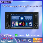 7'' autoraadio Android Carplay jaoks Volkswagen Touareg Transporter T5 Multivan 2004-2011 auto multimeediumipleier Autoradio 2+32GB 1+32GB must