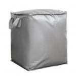 Tugevdatud k&auml;epidemega hoiukott, suure mahutavusega tolmukindel niiskuskindel korraldaja, paksendatud Oxfordi riidest hoiukott M kollane