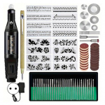 Elektriline graveerimist&ouml;&ouml;riistade komplekt EU Plug Juhtmega mikrograveerija pliiatsikomplekt ehete jaoks Klaas Puit Metal Plastik Ise isetegemise p&ouml;&ouml;rlev t&ouml;&ouml;riist koos tarvikute m&auml;rgistusega EU