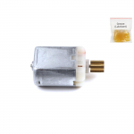 EGE720 Ukse lukustusmootor FC280 12V DC mootor hammasrattaga A3 8V A5 A6 C7 C8 A8 S8 Q2 Q3 Q5 Q7 VW Touareg CR MK3 Kokku 44 mm