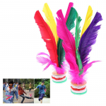 2tk Hiina Jianzi Fancy Shuttlecock Fitness Meelelahutus f&uuml;&uuml;siliseks treeninguks