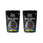 True Elements R&ouml;stitud Chia seemned 125 g * 2 - Chia seemned s&ouml;&ouml;miseks, dieettoiduks