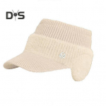 Naiste talvem&uuml;ts T&uuml;hi &uuml;laosa k&otilde;rvakaitse L&uuml;hikese &auml;&auml;rega paks pl&uuml;&uuml;s kootud tipuk&uuml;bar Rhinestone Letter Decor Elastne igap&auml;evane peakate must