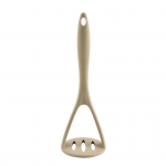 Silikoonist kartulimasher Ergonoomilise k&auml;epidemega kuumakindel, kergesti puhastatav k&ouml;&ouml;git&ouml;&ouml;riist kartuli-avokaado k&otilde;rvitsa v&auml;rvilise puu- ja k&ouml;&ouml;giviljamasheri jaoks must