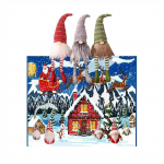 24 p&uuml;hadep&auml;kapiku loenduskalendrit, puhkusepeo m&auml;nguasjad must