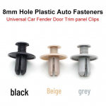 100 tk 8 mm plastikust needi kinnitused + 50 tk kaitseraua laienduskruvid 50g: Bag of 50 buckles must