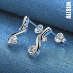 925 Sterling h&otilde;be AAA tsirkoon v&auml;rvi augustamine k&otilde;rvar&otilde;ngad Moodsad pulmaehted 1.40*0.50cm