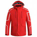 Suusajope naistele ja meestele Veekindel tuulekindel isoleeritud talvine m&auml;gede v&auml;limine spordikapuutsiga soe suusa-lumemantel taskutega lumelauajoped XS