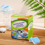 Pesumasina pessa olevad kihisevad tabletid l&otilde;hnaainete puhastamiseks ja l&otilde;hna eemaldamiseks 12 kapslit/karp puhastustablette 1 boxes