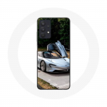 Coque Maniacase pour Samsung Galaxy A32 4G Formule 1 McLaren Voiture Gris