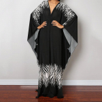 Lipsuv&auml;rviga kaftani kleit, vabaaja rannasuvine Maxi Cover Up Maxi kleit, naiste riided One Size