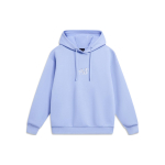 Li Ning Spordielustiili seeria Kapuutsiga Kirjatr&uuml;kiga Pullover Vabaaja Pikkade Varrukatega Dressipluus Naiste dressipluus Chuan-Gray-Blue AWDU042-2 S