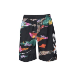Y-3 Ss22 Suure Logoga Lillelise Prindiga Ujumisp&uuml;ksid Meeste Ujumisp&uuml;ksid Must HG6107 XS