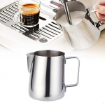 Piima vahustamiskann, Latte Art seadmed, roostevabast terasest espressotassi kohvi ja tee jaoks 600ML