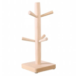 Kruusipuust tassihoidja K&ouml;&ouml;gi kruusihoidja kohvikruuside ja teetasside jaoks P&ouml;&ouml;gipuust puidust riiulitega tassihoidja Kruusipuu alus