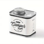 1 tk Kohvioad Suletud Purk V&auml;ljas Telkimine Plekk-karp Pakend Ladustamine V&auml;rskust S&auml;ilitavad Hingavad Plekk-karbid valge