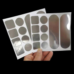 Alumiiniumfooliumist parandusteibid Potiplaastrid Kleebis K&otilde;rgele temperatuurile vastupidavad isekleepuvad potid Lekke peatamine Parandage fikseeritud plaaster 2PCS