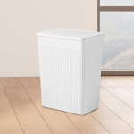 Lid Trash Can for Waste Disposal in Dorm Kitchen Office Indoor Bedroom 26x17.5x26 cm