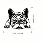 Uimastav sise- ja v&auml;listingimustes kasutatav kodukaunistused! 1 tk metallist buldogi seinakunst. Elutuppa, magamistuppa, k&ouml;&ouml;ki. Ainulaadne p&uuml;hadekingi idee. must