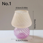 Klaasist kunstivaas h&uuml;dropooniline vaas lillekimp kodukaunistuseks t&ouml;&ouml;laua kaunistused aiakaunistuseks No.1