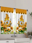 2 tk Uued Moodsad V&auml;rsked Ruudulised P&auml;evalille Digitaaltr&uuml;kiga Kodu Kaunistus K&ouml;&ouml;gi L&uuml;hikesed Akna Kardinad Tunneliga 70x107cm(27.5x42inch