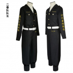 Revengers Black Team Uniform Suit Cosplay Kost&uuml;&uuml;mid Riietus XXXL