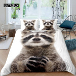 Pesukaru tekikott Armas loomateemaline voodipesukomplekt Nature Owl lohukott Wildlife Style King Size pol&uuml;estrist tekikate 155x215cm 3pcs