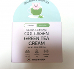 Bonnyhill Ultra Firming Collagen Green Tea Cream 100ml, Moisturizing, Korean Cosmetics, Kbeauty, sample