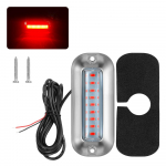 10-30V Pontoon ahtripeegli tuled paadijahtidele merelaevadele allveelampi navigatsiooni tulvavalgusti LED indikaator 12V 24V veekindel punane