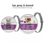 38/70 cm t&otilde;hus turvaline rahustav kaelarihm kassidele koertele reguleeritav &auml;revust v&auml;hendav feromoonne lemmiklooma kaelarihm, kestev loomulik rahustav kaelarihm CALMING for cat 38cm