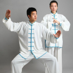 Kung Fu vormiriietus Traditsiooniline Hiina r&otilde;ivad Pikkade varrukatega Wushu TaiChi Meeste KungFu Vormiriietus Vormiriided Tai Chi Treeningriided L