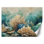 Tapeet Korallmeri merit&auml;ht t&uuml;rkiis 100x70 sinine