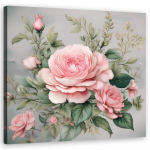 L&otilde;uenditr&uuml;kk, Rose Shabby Chic Flowers 30x30 roosa