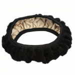 1TK Uus Talvine Must V&otilde;lu Soe Pikk Villane Pl&uuml;&uuml;sist Auto Rooli Katted Villane Auto Universaalne Interj&ouml;&ouml;r must