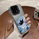 Kassi lille&uuml;mbris iPhone 16 jaoks Samsung A55 A35 A34 S24 FE Xiaomi Redmi Note 13 Pro 14C Huawei Honor 200 p&otilde;rutuskindel telefoni kaitseraua kriimustusvastane t&auml;iskate Samsung A54 5G