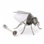 1 tk Luksuslik mesilaste meepott mee s&auml;ilituspurk dekoratiivne kaunistus mesilaspurk l&auml;bipaistev maitseainepurk k&ouml;&ouml;gi maitseainepurk lusikaga h&otilde;be