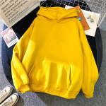 S&uuml;gistalvised fliisist kapuutsid Mood vabaaja dressipluusid Unisex naised Harajuku soojad &uuml;lisuured pulloverid L beež