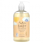 SheaMoisture, Beebi eriti rahustav pesuvahend ja &scaron;ampoon, Kaerahelbed ja riisivesi, 13 fl oz (384 ml)