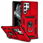 S&otilde;jalise taseme soomusega magnetiline tugijalaga &uuml;mbris Samsung Galaxy S24 S23 Ultra S22 S21 Plus S20 Fe A55 A54 A15 5g jaoks, l&uuml;kandkaamera kattega S22 sinine