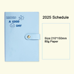 A5 nahast 2025 &auml;riplaan, &otilde;pilase p&auml;evaplaan, 365-p&auml;evane m&auml;rkmik, pandlaga m&auml;rkmik, memo, 202 lehte, 404 lehek&uuml;lge A5