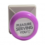 Pleasure Serving You Stamp Reminds Customers to Tip Extra Self-Inking Stamp Unique Tip Reminder Stamp lilla