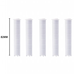 Asendusdu&scaron;ifilter hoiul hoitud du&scaron;ipea jaoks PP filtrivarras Du&scaron;ipea filtrikassett Veefilter k&otilde;va vesi, t&auml;iustatud vannitoatarvikud 5PCS