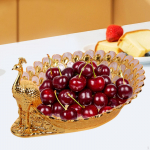 Compact Peacock Shape Tray for Fruits And Dried Foods in Kitchen