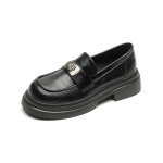 Platvormiga p&uuml;ksid naistele PU-nahast n&ouml;&ouml;riga turske plokk madala kontsaga Penny Loafers jalatsid Naiste slip On Mugav vabaaja &auml;rit&ouml;&ouml; Riietus t&ouml;&ouml;kingad 35 must