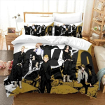 3D Tr&uuml;kk Tokyo Revengers Anime Voodipesu Komplekt Kahekohaline Twin King Suur Tekikott Tekk Padjap&uuml;&uuml;r Poisid T&uuml;drukud T&auml;iskasvanud Magamistuba 70x133cm 2pcs