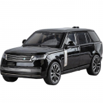 1/32 Range Rover Sv2022 Sulamist Autode Mudel K&otilde;rge Simulatsiooniga Valatud M&auml;nguasi Heliga ja Valgusega T&otilde;mmatav S&otilde;idukid Dekoratsioonim&auml;nguasjad must