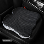 3D k&auml;rgstruktuuri m&auml;luvahust autoistmepadi: Hingav, paksendatud ja mugav sloped cushion must/hall