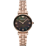 Emporio Armani AR11145 T-Bar Gianni Rose Gold naiste k&auml;ekell 32 roosa kuldne v&auml;rv